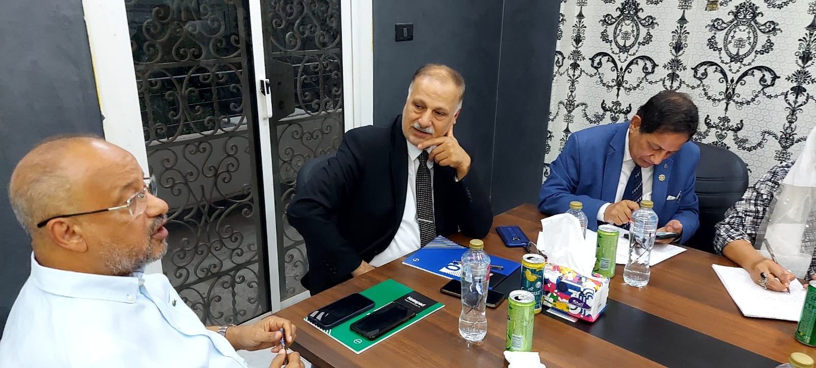 السفير عماد طارق الجنابي رئيس المجلس العربي الافريقي للتكامل والتنمية يعقد اجتماعا لممثلي الدول في القاهرة